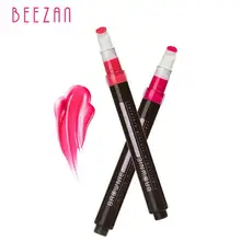 Beezan 6 цветов Подушка Кнопка бархатная матовая губная помада стойкий водонепроницаемый блеск для губ Макияж отвесная для увлажнения губ с флокирующей щеткой