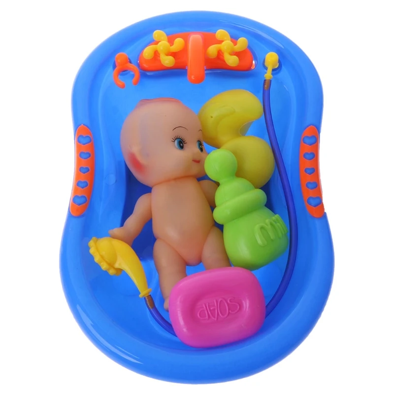 Ванночка для младенцев с игрушкой-куклой для купания для детей, плавающие игрушки для детей, развивающая игрушка для раннего возраста, DEC20_40% 328/319