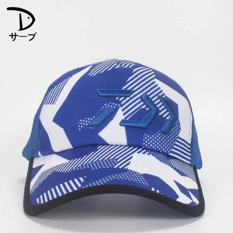 Летняя рыболовная Кепка Daiwa уличная с козырьком Солнцезащитная дышащая сетчатая