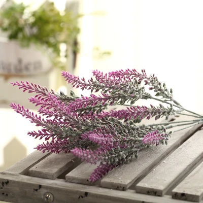 Kunstmatige lavendelbloemen, decoratie, 12 stuks, 36 cm, lavendel