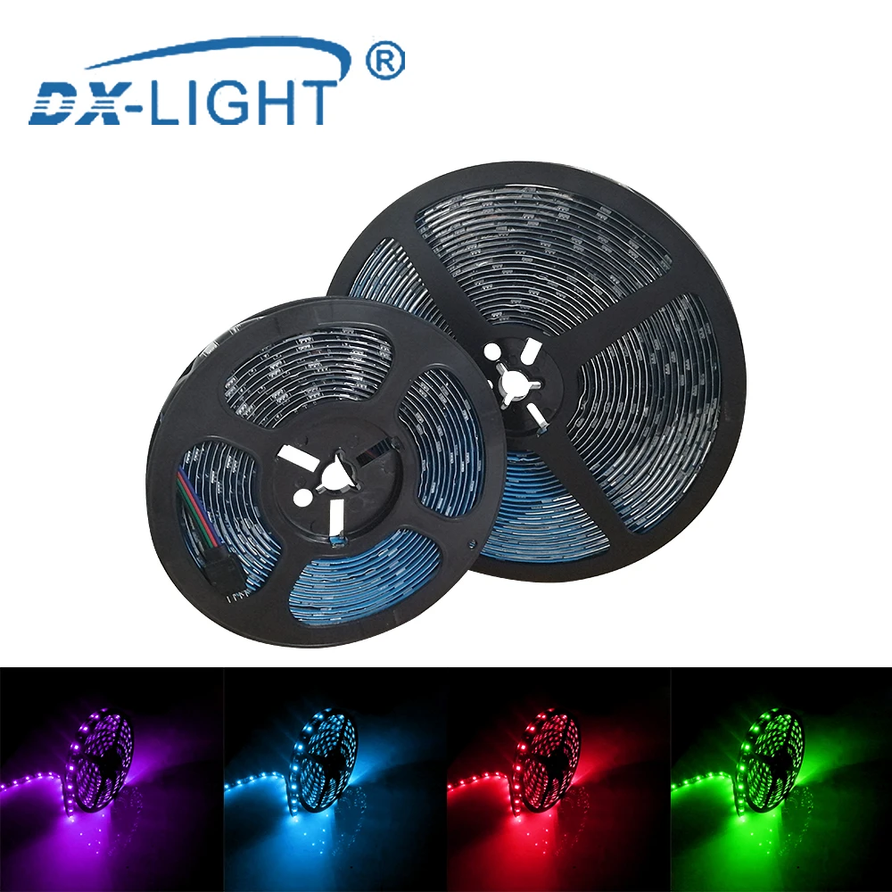 

WIFI/RF/IR Controller 5M 10M SMD5050 RGB LED Strip light Tape 12V Holiday Decoration Waterproof LED String lamp Ribbon 30leds/m