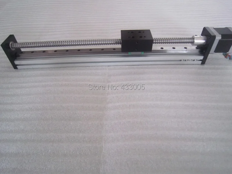 

High Precision CNC SGX 1605 Ballscrew Sliding Table effective stroke 100mm+1pc nema 23 stepper motor XYZ axis Linear motion