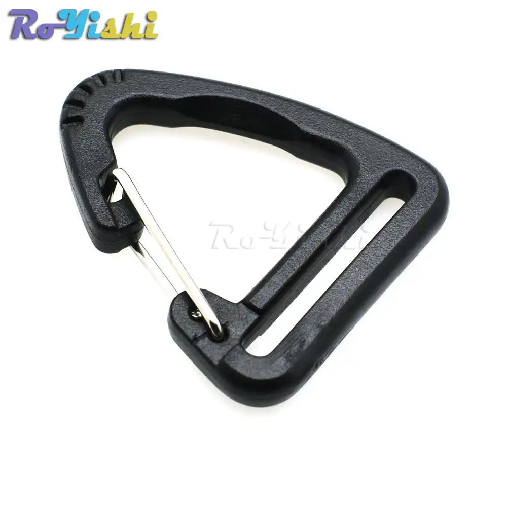 25Pcs Pack Plastic D-Ring Buckles for Hooks Backpack Straps Webbing Ring 26mm #FLC053-A//B//C//D//E Webbing Size：1-1//2