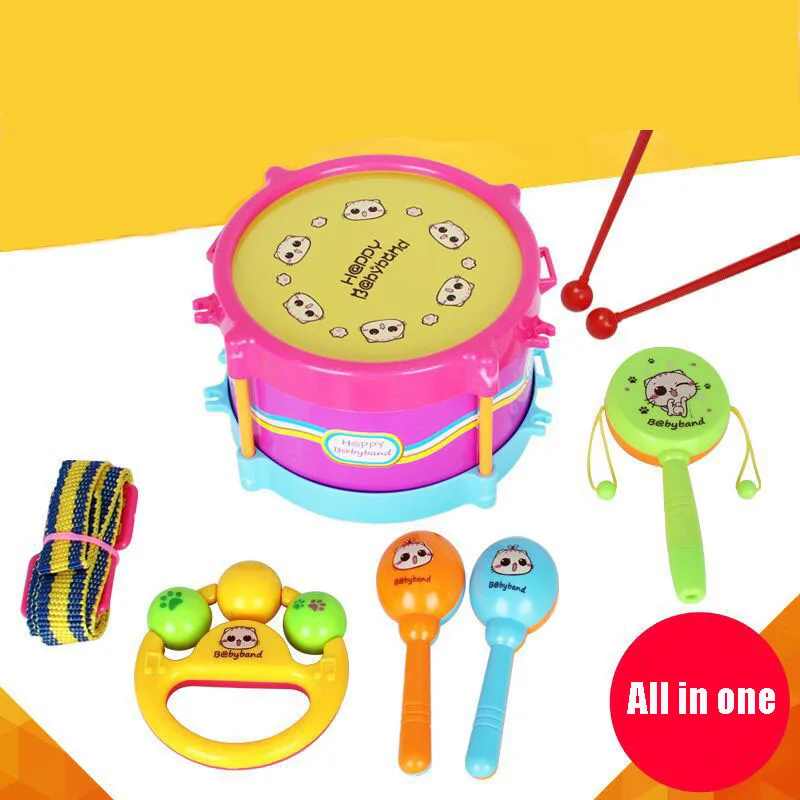 Hot Baby Toys Hand Drum Beat Rattles Educational Kids Toys Children