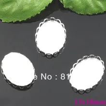 13 x 18 мм посеребрение медь пустой овальная кружево кулон лотки основы рамка своими руками камея кабины ювелирные изделия изделий настройки