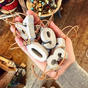 Цифровые силиконовые формы для бетонных цифр силиконовые формы для бетонных фигурок Алфавит бетонные формы - изображение