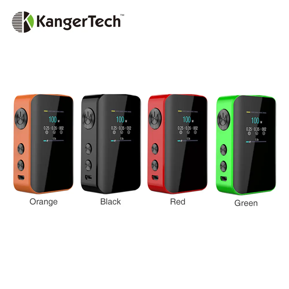 

Original 100W Kangertech VOLA Mod Battery 2000mAh Battery Electronic Cigarette Mod VOLA 100W Box Mod VW/TC Modes DIY WATT