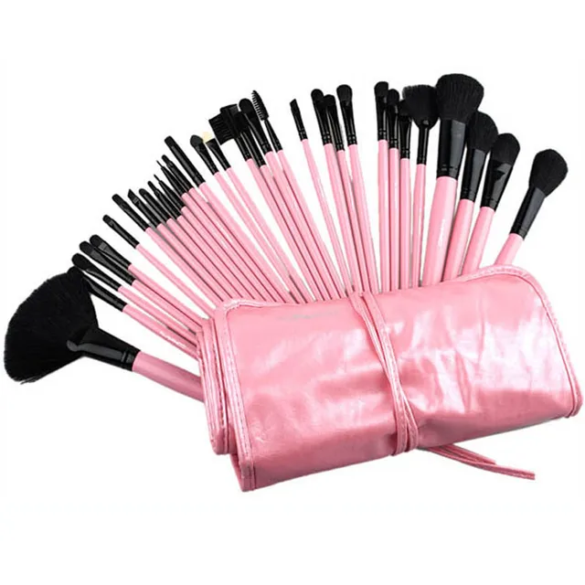 32 Pcs Pink professional makeup brushes Brush Makeup Cosmetic Set kit