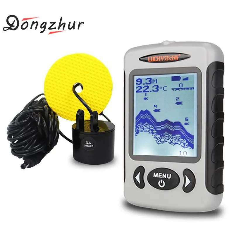 

Fishing Finder Portable Wireless Wired 2 In One Waterproof Fish Finder Monitor Carp Fishing Alerts Bite Alarm Sonar Sensor Boat