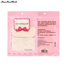 2 шт спонж для очищения кожи губка для мытья лица очищающий спонж для умывания высококачественный инструмент для ухода за лицом инструмент для макияжа случайный цвет