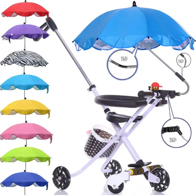 Kids Baby Sun Umbrella Parasol Buggy Pushchair Pram Stroller Shade