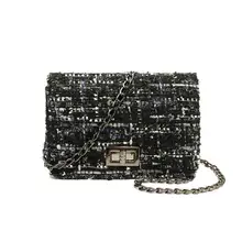 Роскошные женские сумки, кошелек, тканая сумка через плечо, женская сумка, модная дизайнерская Брендовая женская сумка на цепочке, сумки через плечо