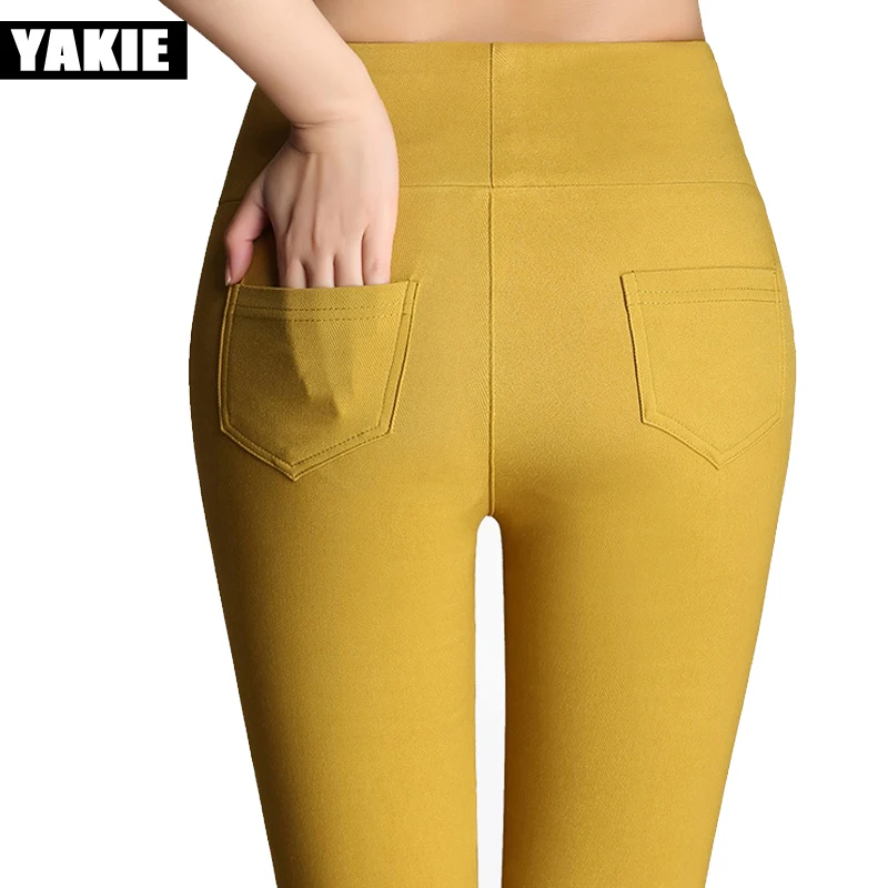 Женские летние леггинсы с высокой талией большие размеры|pantalon femme|high waist elastic