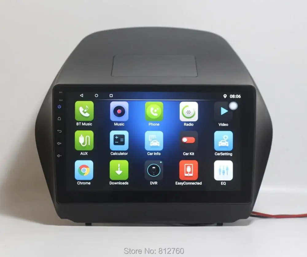 Best Nedehe 9 inch Quad core Android 8.0 car radio for Hyundai IX35 Tucson 2009 2010 2011 2012 car dvd gps multimedia player 10