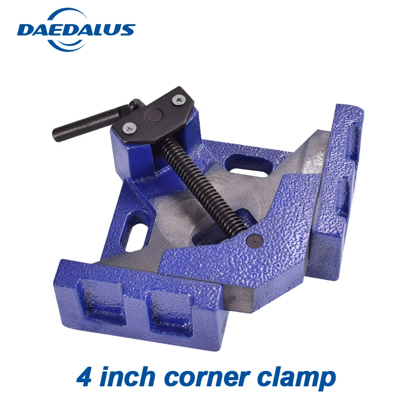 Achat Nouveau arrivé 90 Coin Degré Angle Droit Pince 4 pouce travail Mitre Pinces perceuse tableau étau mini étau pour travail du bois