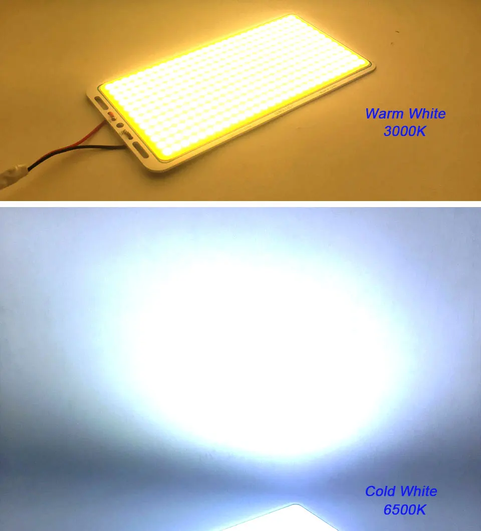 12V dimmable cob led panel light 200W warm cool white led lamp with dimmer (11)