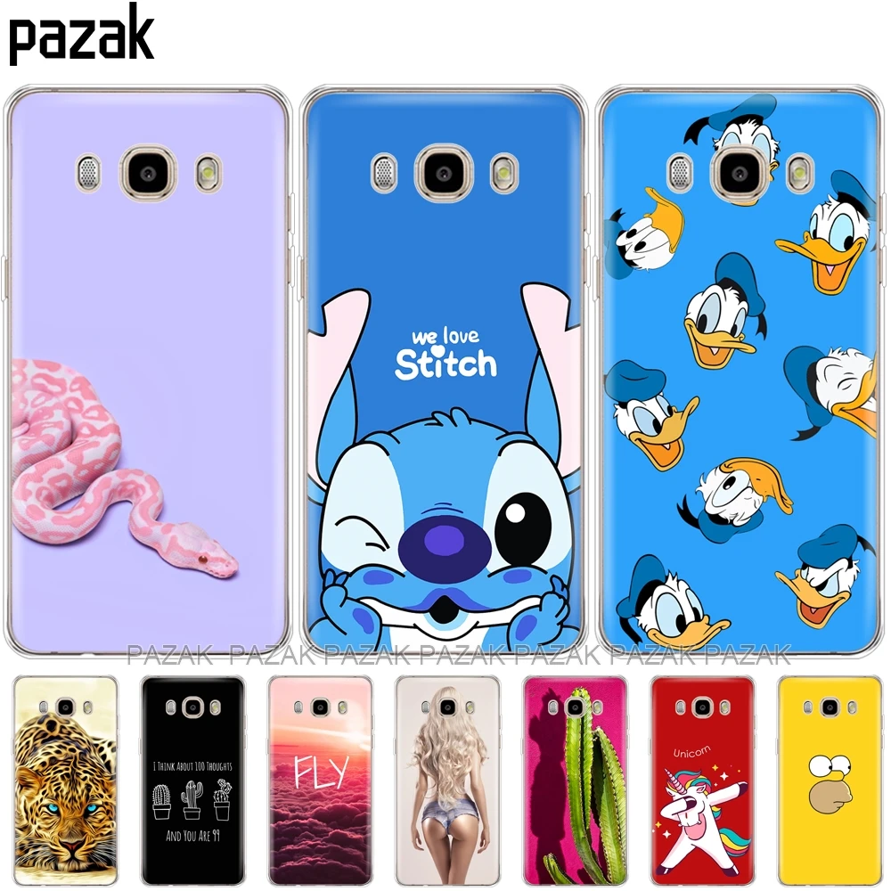 

Silicone phone Case For Samsung Galaxy J5 2016 Cases J510 J510F Cover FOR Samsung J5 2016 new phone shell transparent