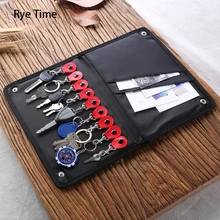 Ключ высокого качества бумажники держатель документов для карт Автомобильная ключница большая емкость Органайзер сумка в сумке съемный ключ на молнии chian