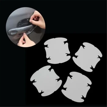 

4Pcs/LOT Car Handle Protection Film Car Exterior Transparent Sticker Automotive Auto Accessories Car Styling Car sticker