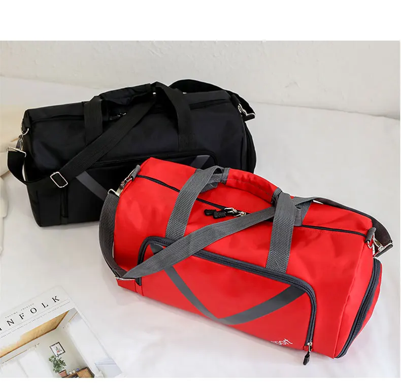 Непромокаемая ткань Оксфорд Спорт на открытом воздухе спортивная сумка для путешествий походные сумки для мужчин и женщин фитнес большой емкости обучающая сумка