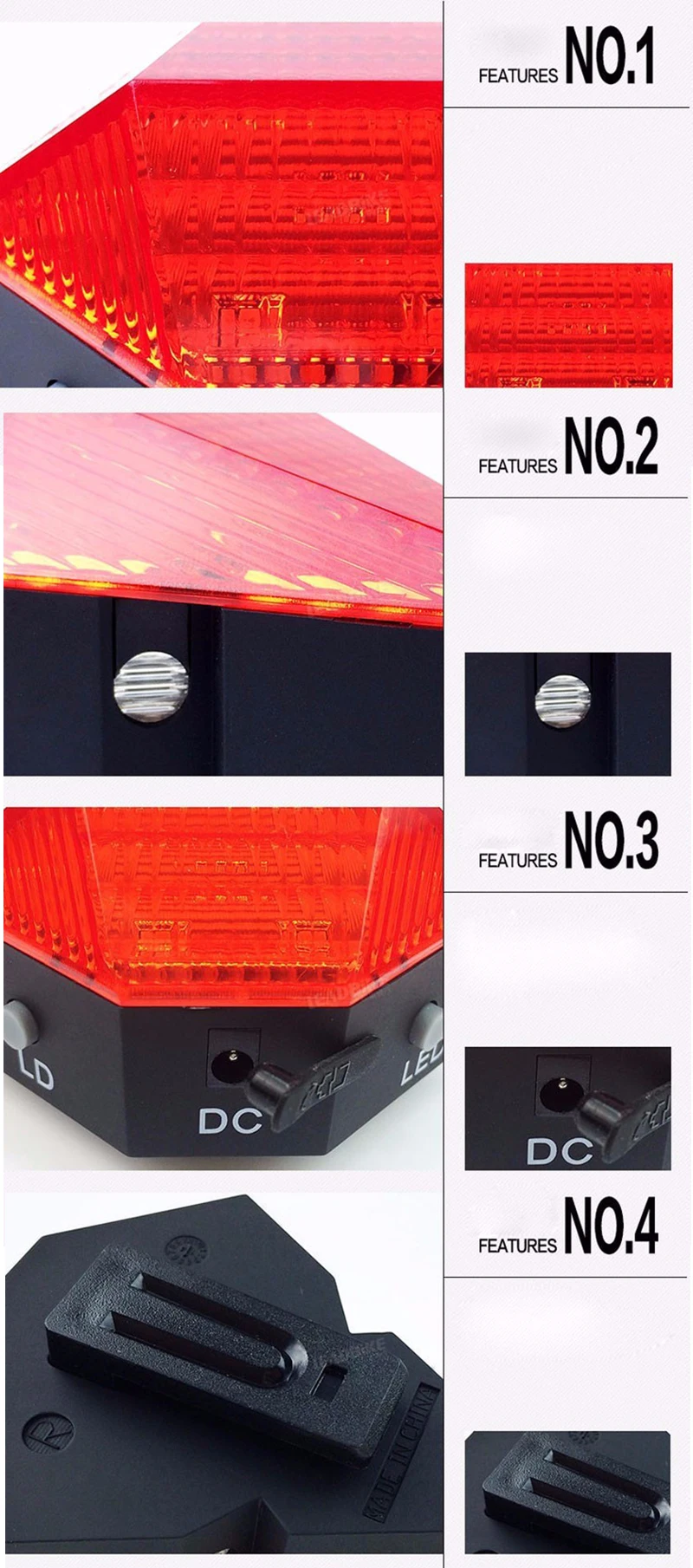 Laser Rear Light Diamond Bright Taillight 7