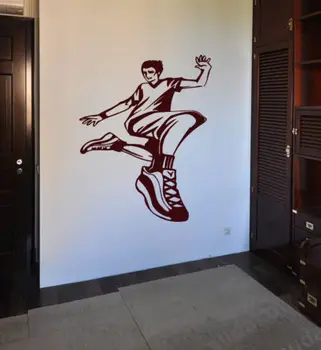 

Sports sportswoman football player Room Stylish Wall Art Sticker Decal