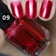 6 мл портативный размер зеркальный эффект лак для ногтей металлик длительный женский металлический цвет лак для ногтей