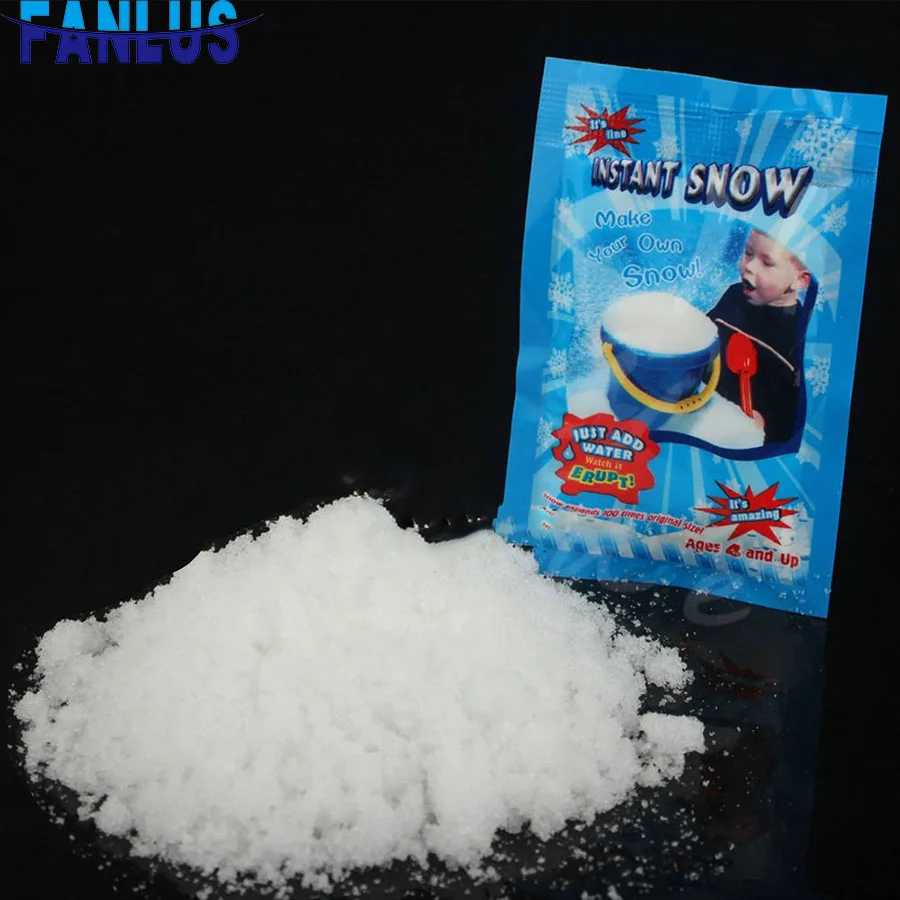 

1 Pack Artificial Snow For Happy Merry Christmas Party Decorations Instant Snow Frozen Party Favors New Year Decor Xmas Supplies
