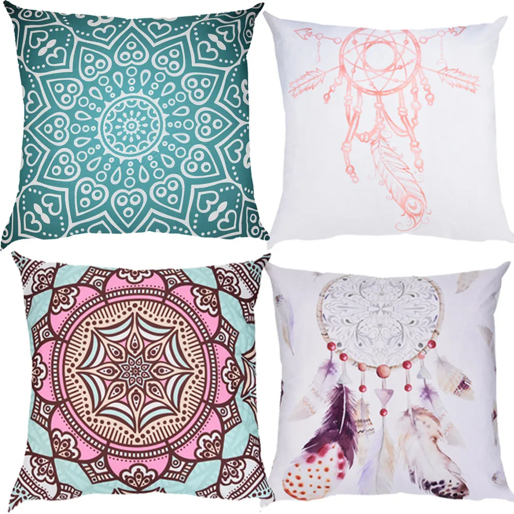 

Print Pillowcase Polyester Bed Pillow Cover Home Bedroom High Quality Droship Polyester Comfortable 45cm*45cm 10JUL 17