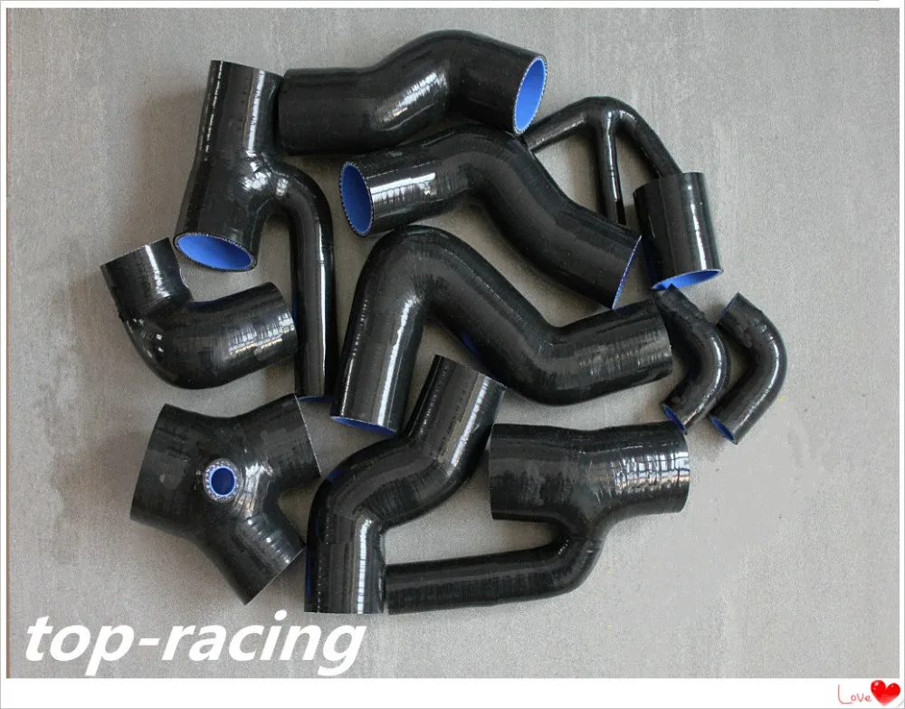 silicone radiator coolant hose kit for Audi S4 B5 2 7L Bi turbo 1997 2001 A6