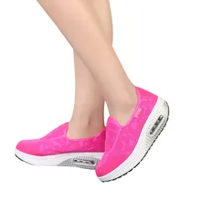 KLV/женская уличная спортивная обувь из сетчатого материала на толстой подошве, обувь на воздушной подушке, кроссовки, zapatos de hombre de vestir, повседневная#3