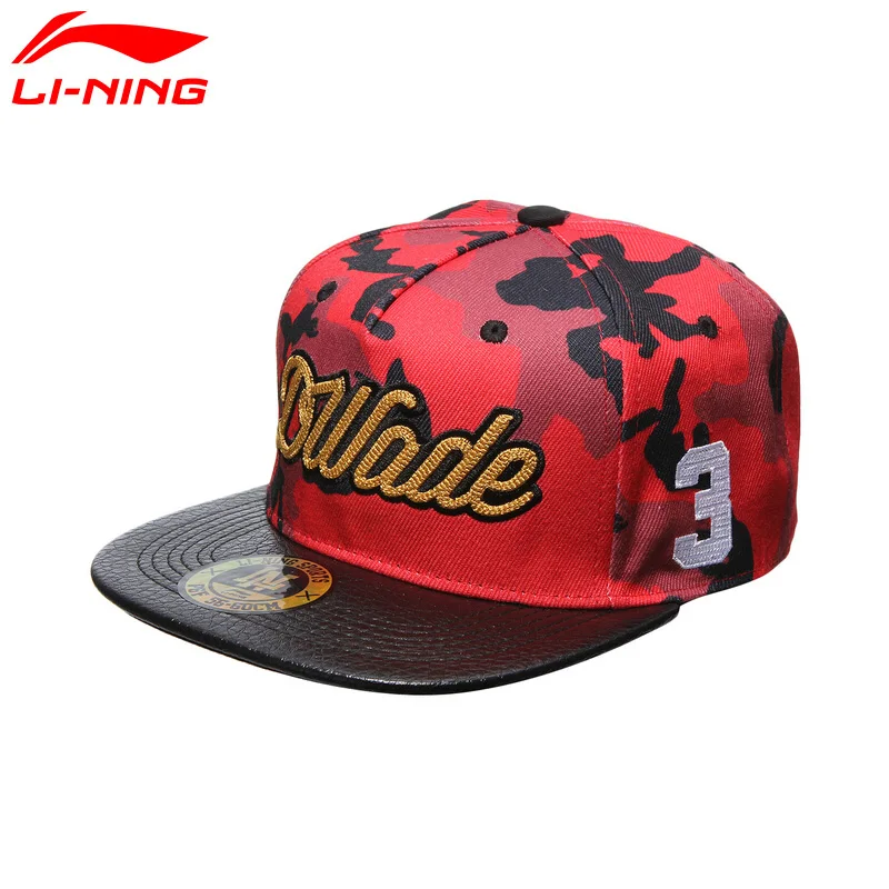 

Li-Ning Men Wade Series Snapback Cap Camouflage Polyester LiNing Sports Caps AMYM055 PMQ056