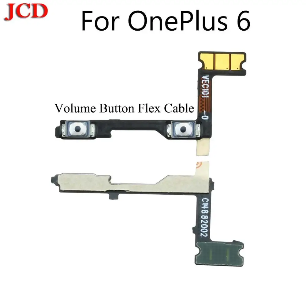 JCD боковой ключ кнопка громкости питания гибкий кабель Замена для OnePlus 1 One 2 3 3T A3000 A3003 5 5T 6 6T X Аксессуары для мобильных телефонов - Цвет: No10   6 Volume