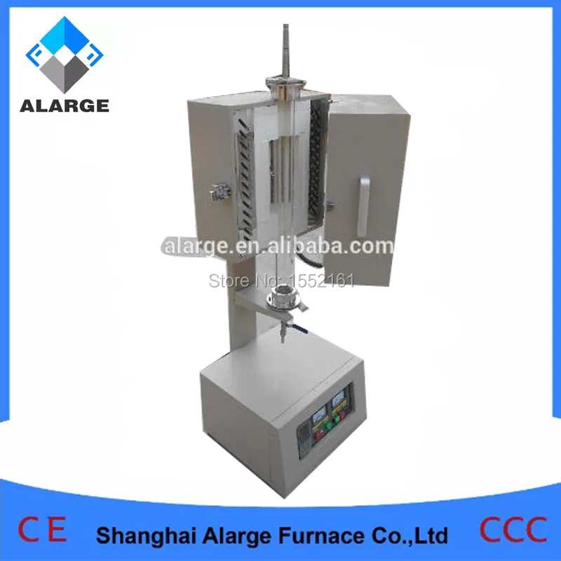 Tube Furnace with Quartz Tube and Vacuum Flange Alarge Furnace