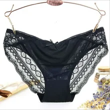 New Arrival Women's Sexy Lace Panties Seamless Panty For Female Brand Design Briefs Thong Underwear M L Size UN70027+35