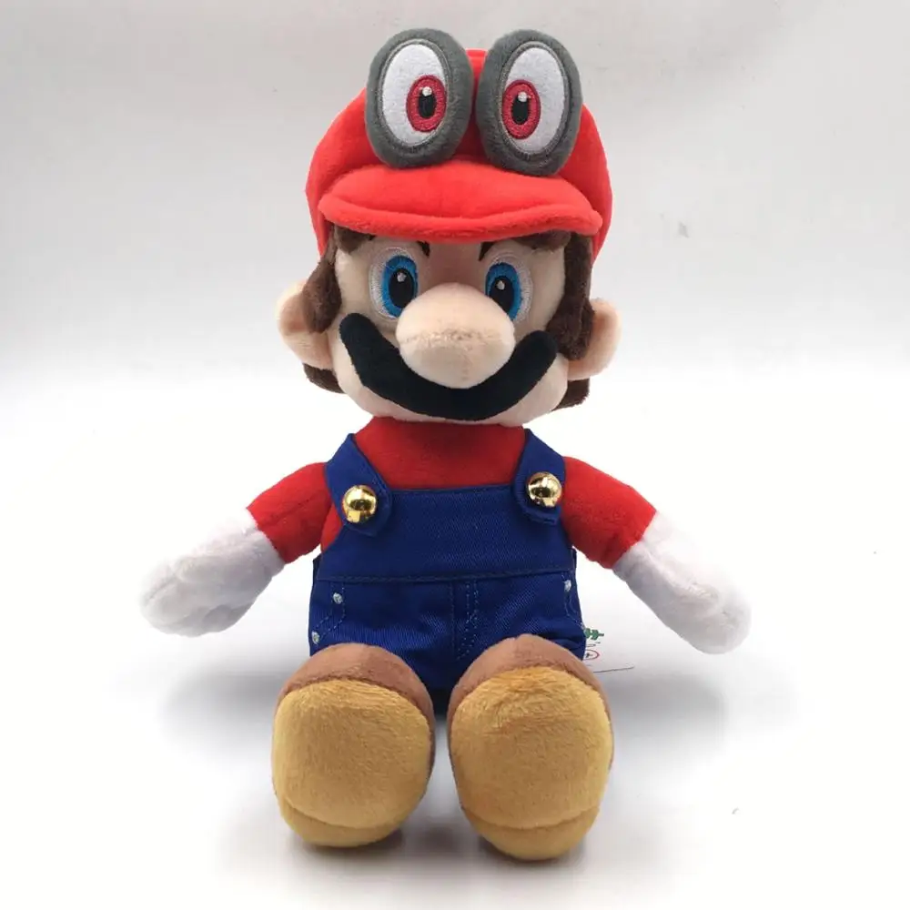 20 см Super Mario Bros Cappy Mario Luigi плюшевая кукла игрушка игра Супер Марио Одиссея куклы дети подарок sa81