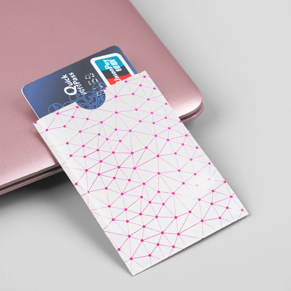 

10 Pcs/Pack Anti-theft Rfid Blocking Cardholder Carte Rfid Card Protection Bank Card Case Metal Rfid Covers for Credit Cards