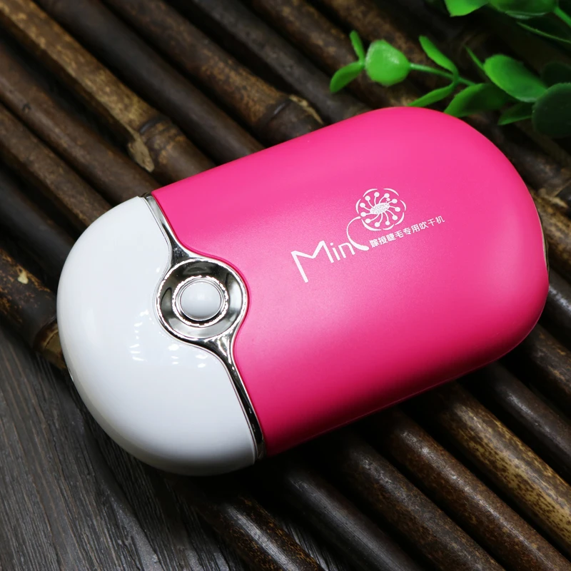 Portable USB font b Mini b font Fan Eyelash Dryer Air Blower Glue Fast Dry False