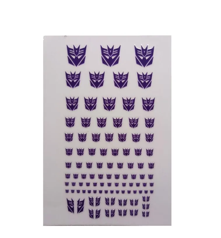 Decepticons/autobot G1 90 + pegatina de símbolo para accesorios de escena de bricolaje COOL personalizados 0,6*0,6-1,5*1,5 Cm Decoración Decepticons/autobot G1 90 + pegatina de símbolo para accesorios de escena de bricolaje COOL personalizados 0,6*0,6-1,5*1,5 Cm Decoración