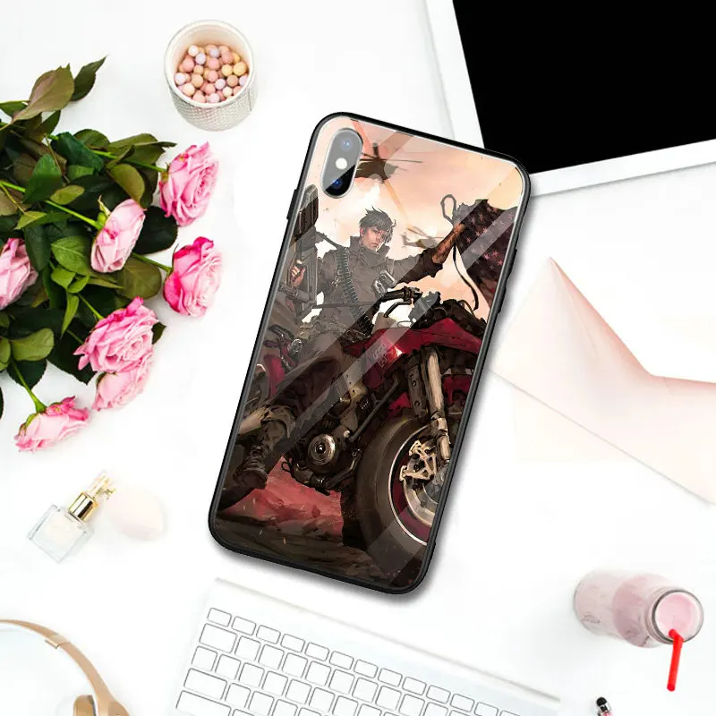 Телефонные чехлы из закаленного стекла для iPhone 5 телефон 7 6S 6 8 Plus X XR XS Max корпус