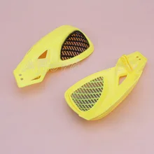 Щетка для мотоцикла желтая 7/8 ''22 мм пластиковая сетка бар ручная защита Handguard мотоцикл части ручка для мотокросса защитная пленка