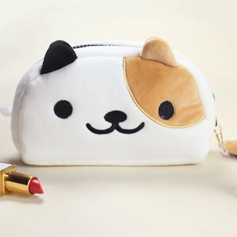 Cute Plush Cat pencil case Cartoon Big Capacity Cosmetic Bag pen pouch stationery office school supplies canetas gifts zakka Cute Plush Cat pencil case Cartoon Big Capacity Cosmetic Bag pen pouch stationery office school supplies canetas gifts zakka