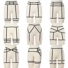 Женский сексуальный ремень-подвязка, эластичный ремень для ног, готический ремень для чулок, нижнее белье, ремень для ног