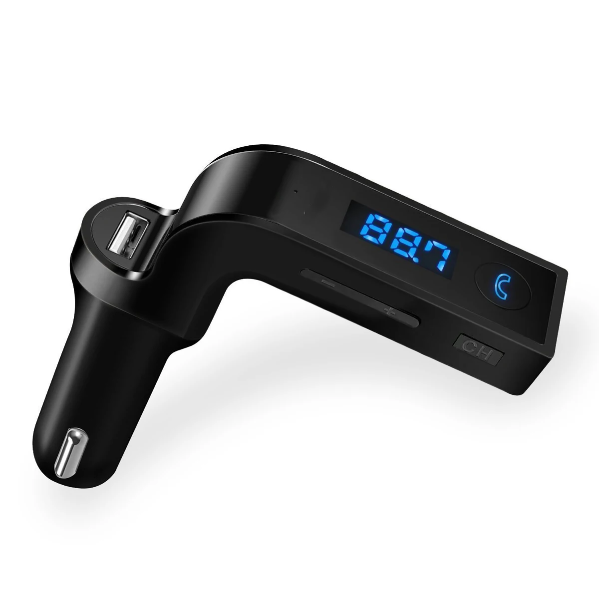 

FM Transmitter Hands-free Bluetooth Car Kit Wireless Mp3 Radio Modulator Audio Player Voltage LCD Display USB Car Charger