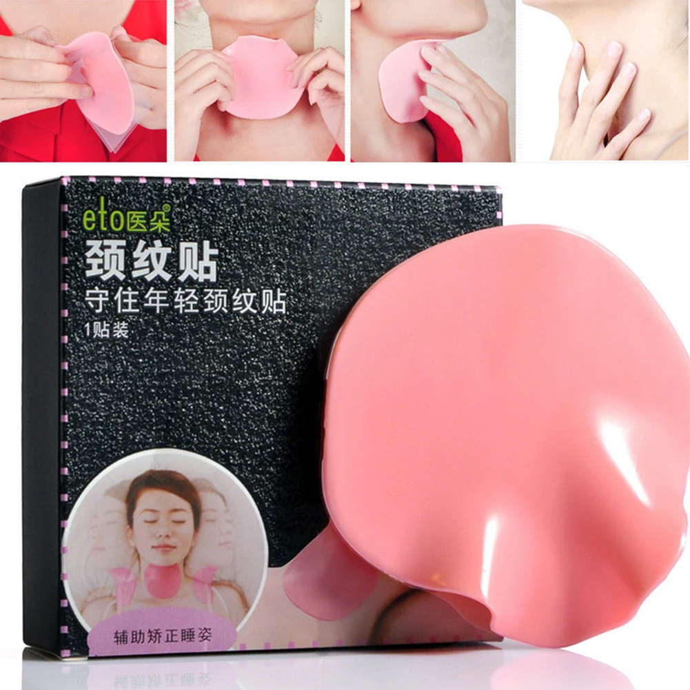 

1Pcs Reuseable Silicone Neck Mask Anti-aging Anti-wrinkle Moistening Whitening Neck Sticker Lifting Skin Care Beauty Tools TSLM1