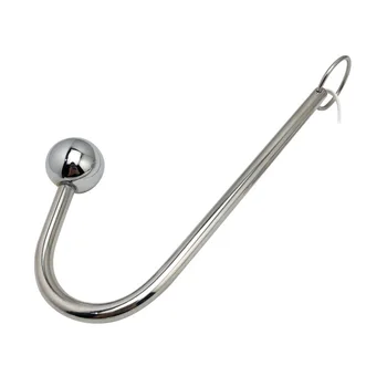 3 size Electro wave physical shock anal hook beads plug ring massager electrical stimulation medical therapy device sex toys 5