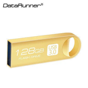 

New DataRunner USB Flash Drive 128GB Usb Stick 3.0 Pen Drive 16GB 32GB 64GB Waterproof mini Pendrive with Logo Customize
