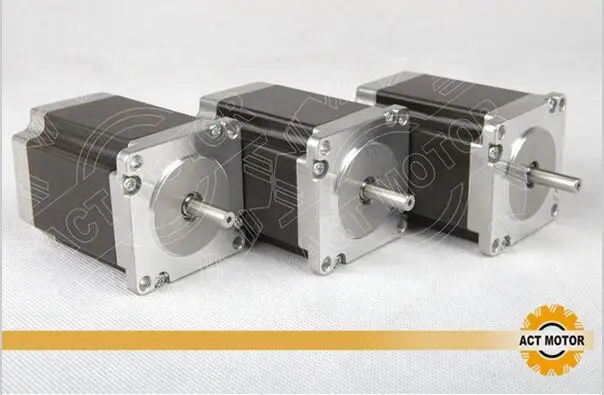 

ACT 3PCS Nema23 Stepper Motor 23HS8430 4-Lead 270oz-in 76mm 3A Bipolar CE ISO ROHS CNC Router Laser