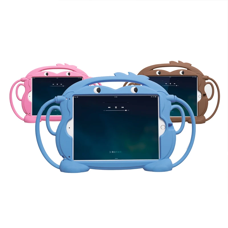 

Мягкий силиконовый чехол с ручкой для IPad Mini 1 2 3 4 5 7,9 ударопрочный детский чехол-подставка для IPad 2018 2017 Air2 Pro 9,7 ''чехол Funda