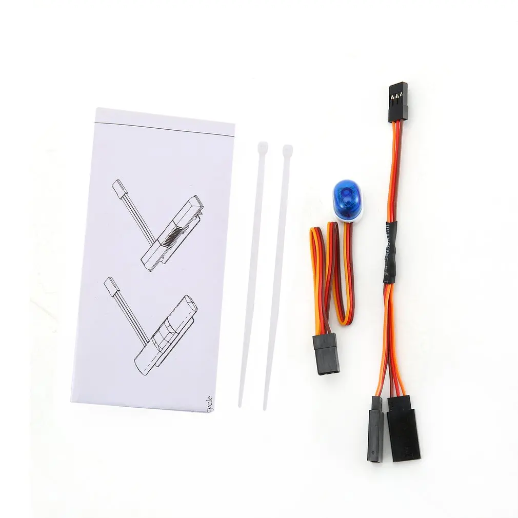 

RC Car Strobe Flashing Light Oval Blue Red Orange Scale Light Kit For Rc Model Car Replacement Accessories